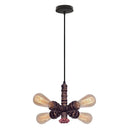 GobekUsa Industrial Water Pipe Ceiling Light Fixture for Living Room and Restaurant Decor