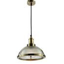 GobekUsa Glass Shade Pendant Light Fixture for Dining Room Office E27
