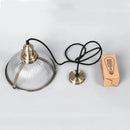 GobekUsa Glass Shade Pendant Light Fixture for Dining Room Office E27