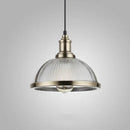GobekUsa Glass Shade Pendant Light Fixture for Dining Room Office E27