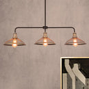 GobekUsa Cage Flared Island Lighting with Mesh Screen - Industrial Pendant Light for Dining Room