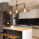 GobekUsa Cage Flared Island Lighting with Mesh Screen - Industrial Pendant Light for Dining Room