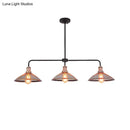 GobekUsa Cage Flared Island Lighting with Mesh Screen - Industrial Pendant Light for Dining Room