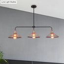 GobekUsa Cage Flared Island Lighting with Mesh Screen - Industrial Pendant Light for Dining Room