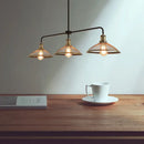 GobekUsa Cage Flared Island Lighting with Mesh Screen - Industrial Pendant Light for Dining Room