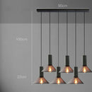 GobekUsa Industrial Cement Metal Pendant Light for Home & Dining, LED Hanging Lamp