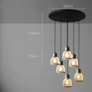 GobekUsa Industrial Cement Metal Pendant Light for Home & Dining, LED Hanging Lamp