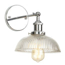 GobekUsa Clear Glass LED Wall Sconce | Industrial Rural Stair Light Fixtures
