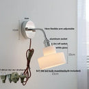 GobekUsa LED Wall Lamp Sconce with Pull Chain Switch and Flexible Arm