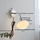 GobekUsa LED Wall Lamp Sconce with Pull Chain Switch and Flexible Arm