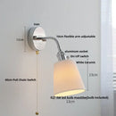 GobekUsa LED Wall Lamp Sconce with Pull Chain Switch and Flexible Arm
