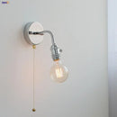 GobekUsa LED Wall Lamp Sconce with Pull Chain Switch and Flexible Arm