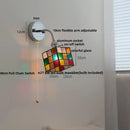 GobekUsa LED Wall Lamp Sconce with Pull Chain Switch and Flexible Arm