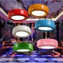 GobekUsa Industrial Rubber Tire Pendant Light for Bar and Kitchen Décor