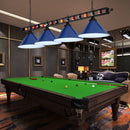 GobekUsa Industrial Conical Metal Billiard Lamp with Country Club Island Light & Rolled Edge