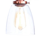 GobekUsa Adjustable Glass Swing Arm LED Wall Sconce with Pull Chain Switch