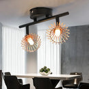 GobekUsa Diamond Cage Chandelier: Industrial Kitchen & Living Room Lighting