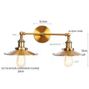 GobekUsa Dual Head LED Wall Light Pink Industrial Bedside Lamp