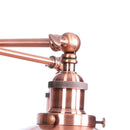 GobekUsa Dual Head LED Wall Light Pink Industrial Bedside Lamp