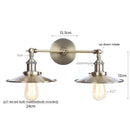 GobekUsa Dual Head LED Wall Light Pink Industrial Bedside Lamp