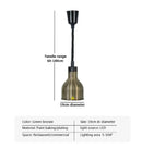 GobekUsa Electric Food Heat Lamp: Telescopic Pendant Light for Restaurant's Kitchen Fixtures