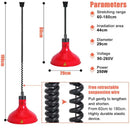 GobekUsa Electric Food Heat Lamp: Telescopic Pendant Light for Restaurant's Kitchen Fixtures