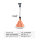 GobekUsa Electric Food Heat Lamp: Telescopic Pendant Light for Restaurant's Kitchen Fixtures