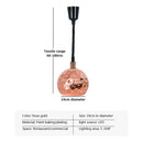GobekUsa Electric Heat Lamp Telescopic Food Preservation Pendant Light for Restaurants