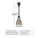 GobekUsa Electric Heat Lamp Telescopic Food Preservation Pendant Light for Restaurants