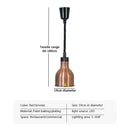 GobekUsa Electric Heat Lamp Telescopic Food Preservation Pendant Light for Restaurants