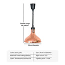 GobekUsa Electric Telescopic Food Heat Lamp for Kitchen Fixtures & Restaurants