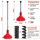 GobekUsa Electric Telescopic Heat Lamp for Food Preservation in Restaurants