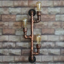 GobekUsa Industrial Iron Pipe Wall Sconce: Loft Decor, Steampunk Lamp for Living Room