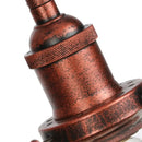 GobekUsa Loft Clear Glass Rustic LED Wall Light - Industrial Style Iron Wall Lamp