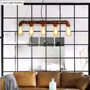 GobekUsa Industrial Rustic Water Pipe Island Chandelier Light Fixture