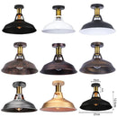 GobekUsa Industrial Iron Ceiling Light Shade for Home Bar Cafe Shop Lighting