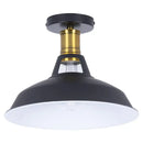 GobekUsa Industrial Iron Ceiling Light Shade for Home Bar Cafe Shop Lighting