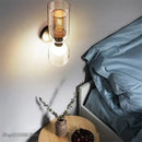 GobekUsa Double Head Iron Net Glass Wall Lamp for Modern Lighting Home Decor
