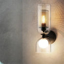 GobekUsa Double Head Iron Net Glass Wall Lamp for Modern Lighting Home Decor