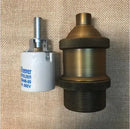 Industrial e27 socket lamp holder – kitchen metallic light base by Decorbites