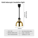 GobekUsa Industrial Electric Heat Lamp for Food Heating Chandeliers