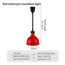 GobekUsa Industrial Electric Heat Lamp for Food Heating Chandeliers