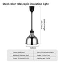 GobekUsa Industrial Electric Heat Lamp for Food Heating Chandeliers