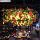 GobekUsa Industrial Rectangular Metal Black Island Pendant Light with 4 Bulbs and LED Ceiling Suspension