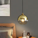 GobekUsa Industrial Glass Pendant Light for Dining Table, Kitchen, Bar, Office - E27