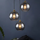 GobekUsa Industrial Glass Pendant Light for Dining Table, Kitchen, Bar, Office - E27