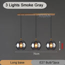 GobekUsa Industrial Glass Pendant Light for Dining Table, Kitchen, Bar, Office - E27