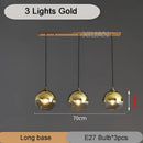 GobekUsa Industrial Glass Pendant Light for Dining Table, Kitchen, Bar, Office - E27