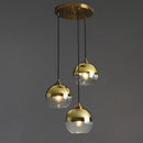 GobekUsa Industrial Glass Pendant Light for Dining Table, Kitchen, Bar, Office - E27