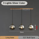 GobekUsa Industrial Glass Pendant Light for Dining Table, Kitchen, Bar, Office - E27